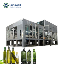 New product 4 in 1sunflower oil filling machine for PET and glass bottle