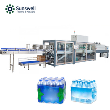 Full automatic water bottle shrink packing machine PE shrink film wrapper
