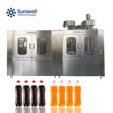 Automatic soft drink bottling equipment Carbonated Soda Water Filling Machine