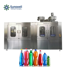 Soft drink production line soda/ sparking water bottling machine carbonated soft drink filling machine