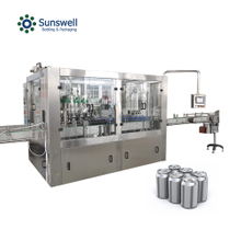 Sunswell High Speed Automatic Aluminum Can Carbonated Drink CSD Filling Seaming Machine